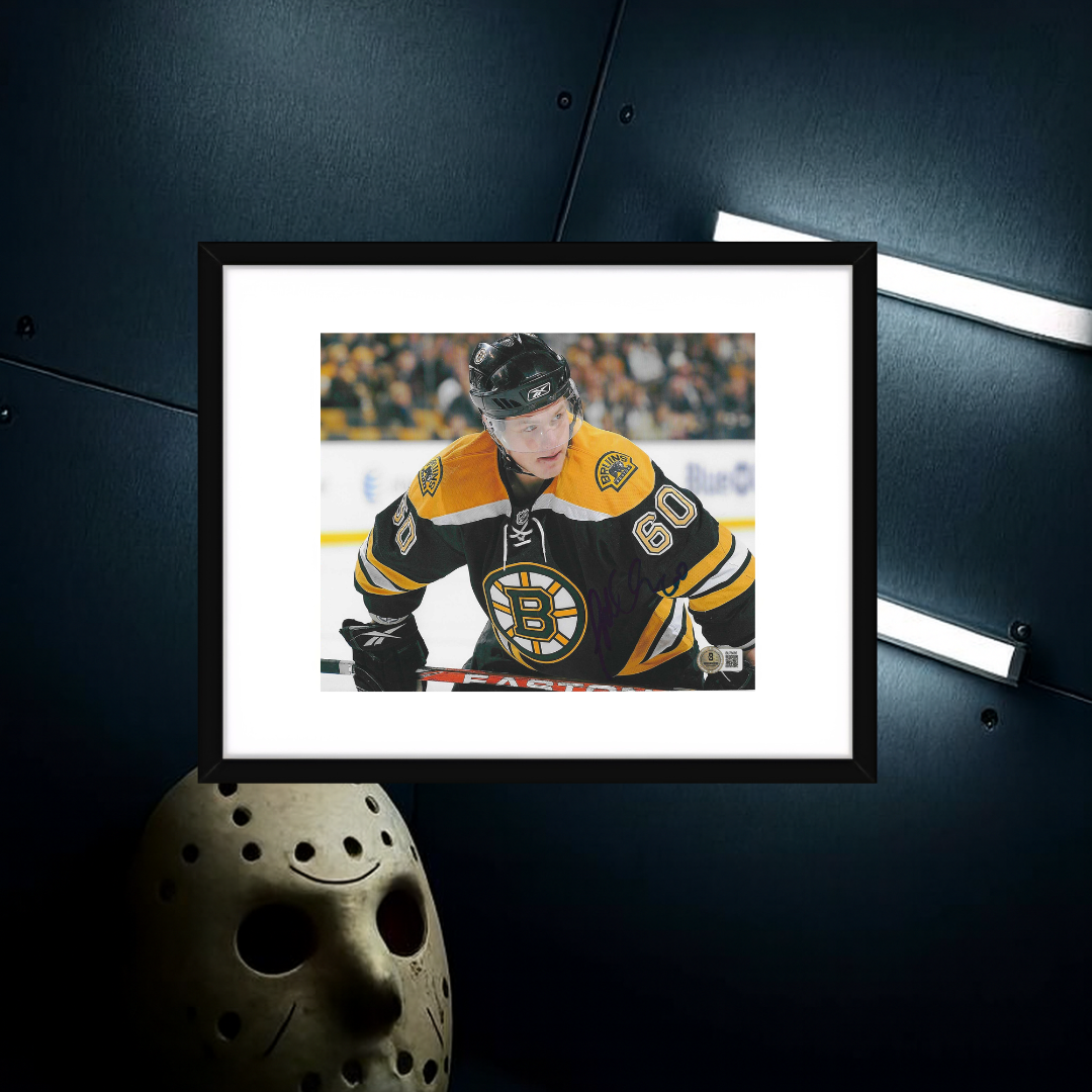 Vladimír Sobotka Boston Bruins autographed framed 8x10 hockey photo with Beckett hologram