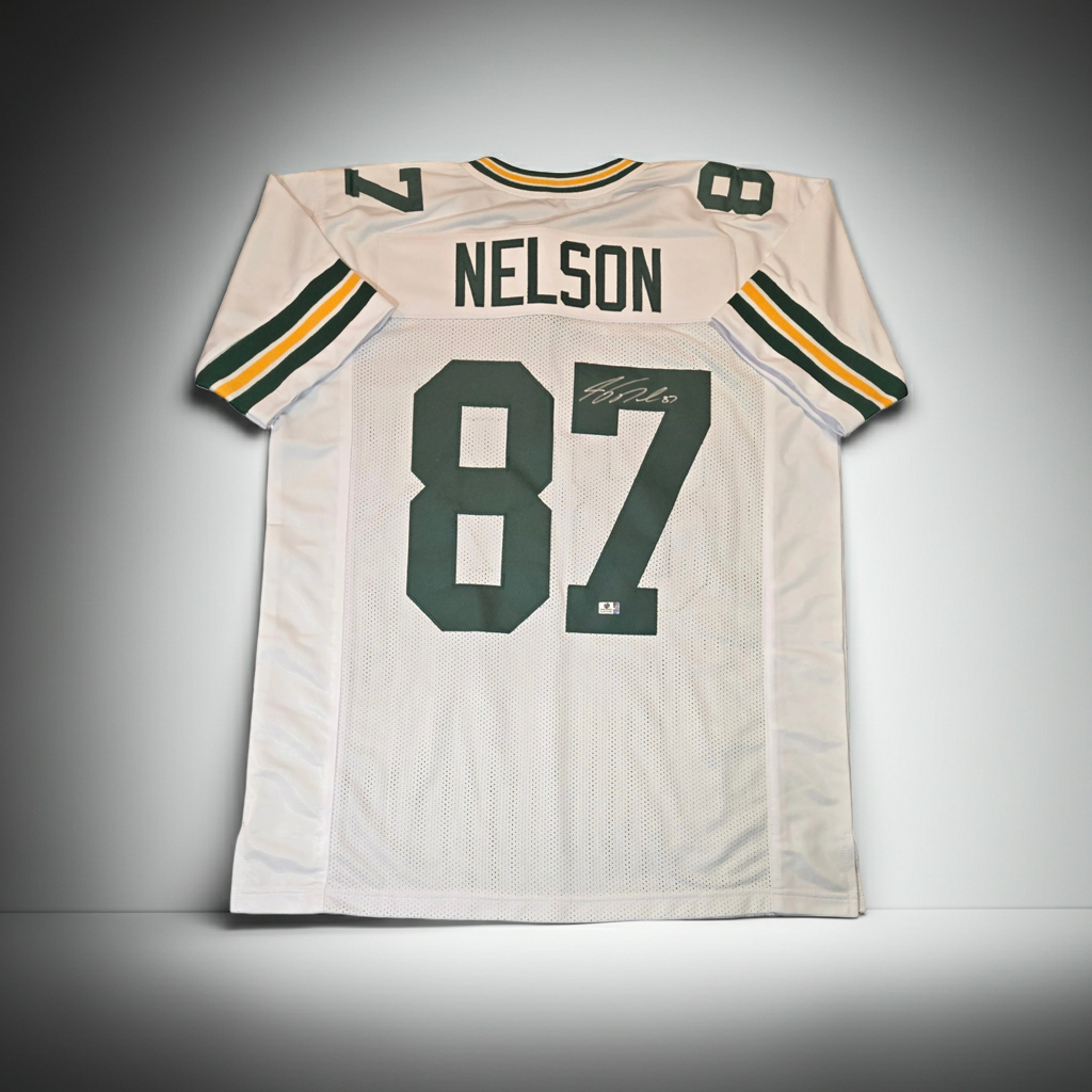 Jordy Nelson Green Bay Packers autographed football jersey with COA