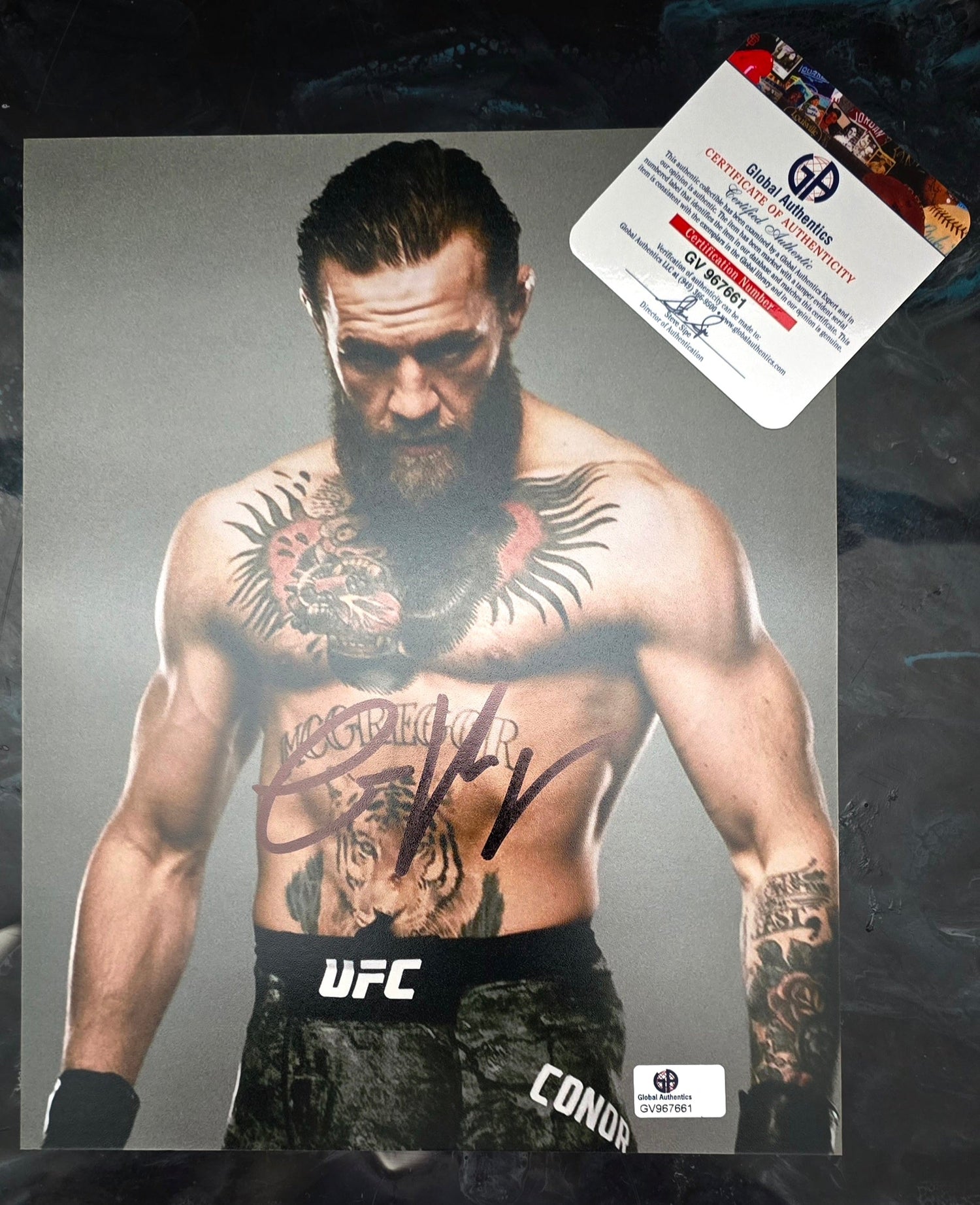 UFC Memorabilia Accompanied by Certification of Authenticity