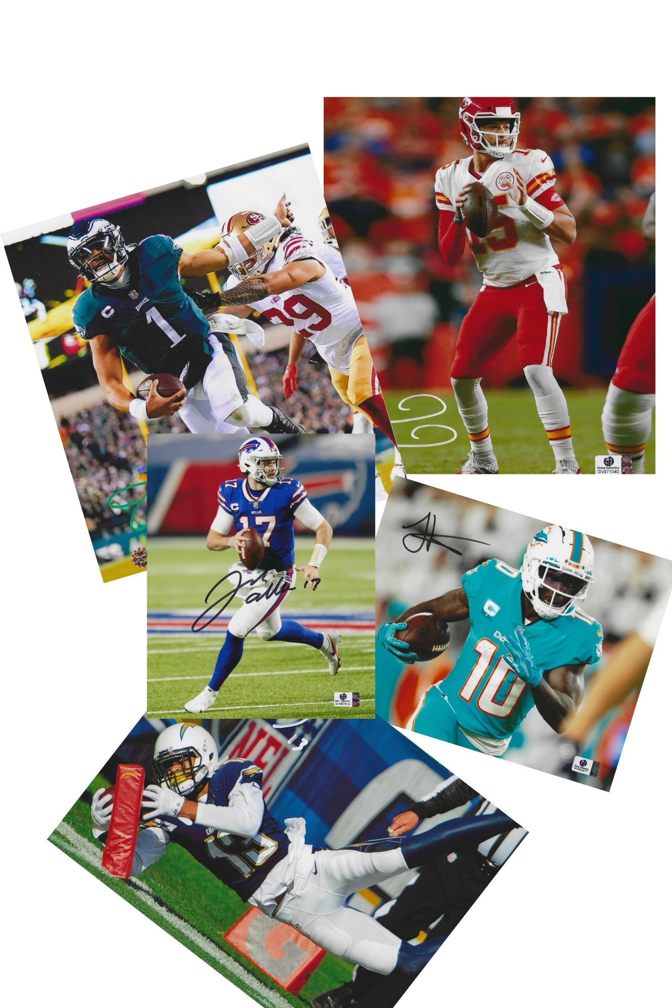 Football Memorabilia Accompanied by Certification of Authenticity