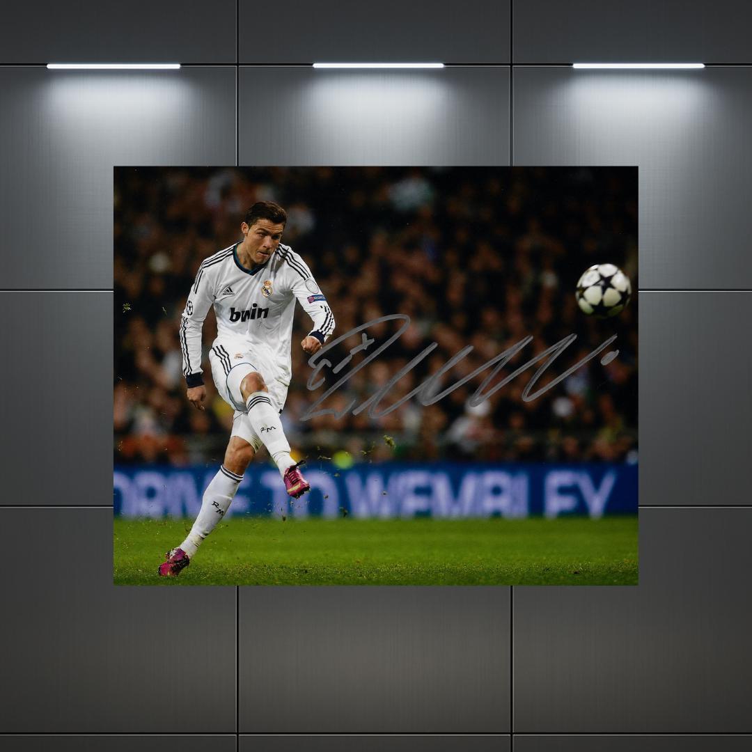 Cristiano Ronaldo Real Madrid 6 Signed Photo Print Autograph Wall Art