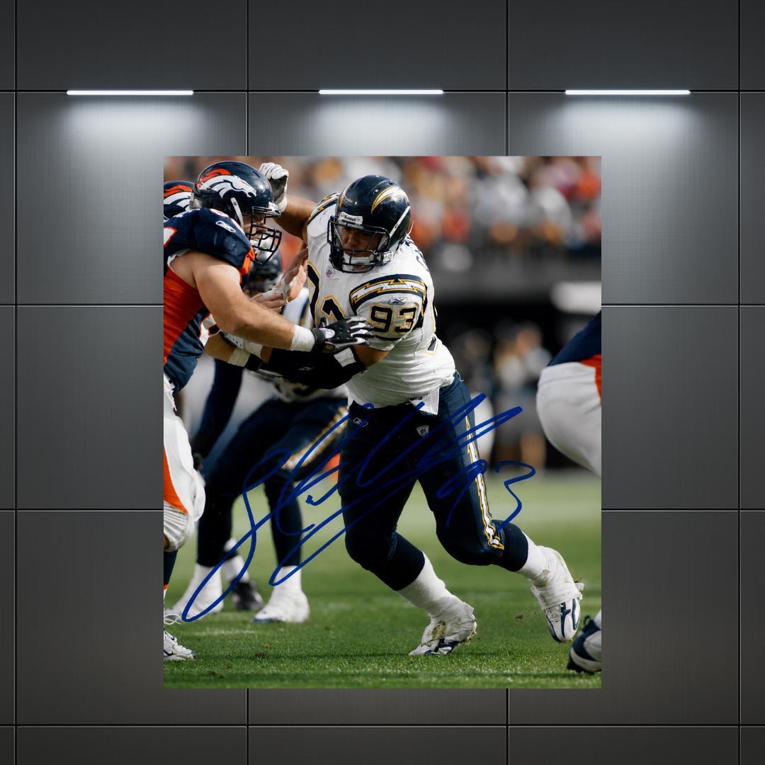 Luis Castillo San Diego Chargers Signed Photo Print Autograph Wall Art #1