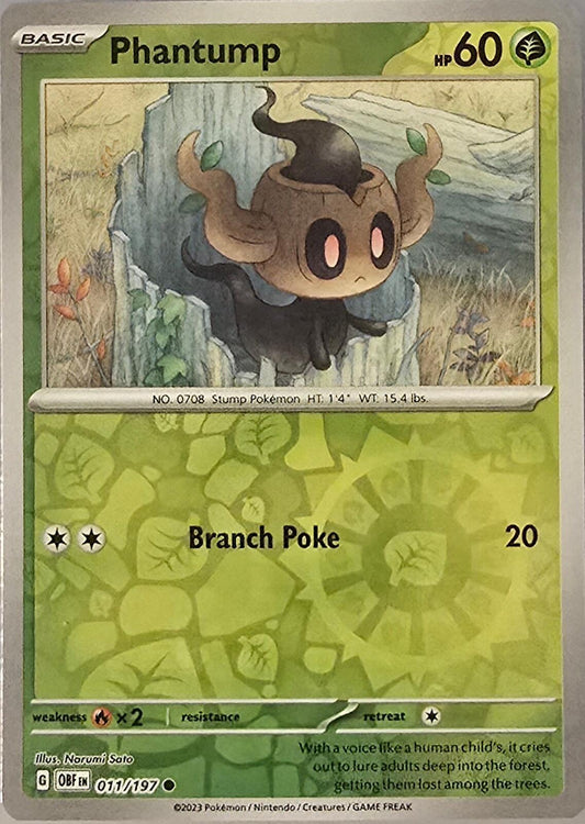 Phantump (011/197) card from Obsidian Flames