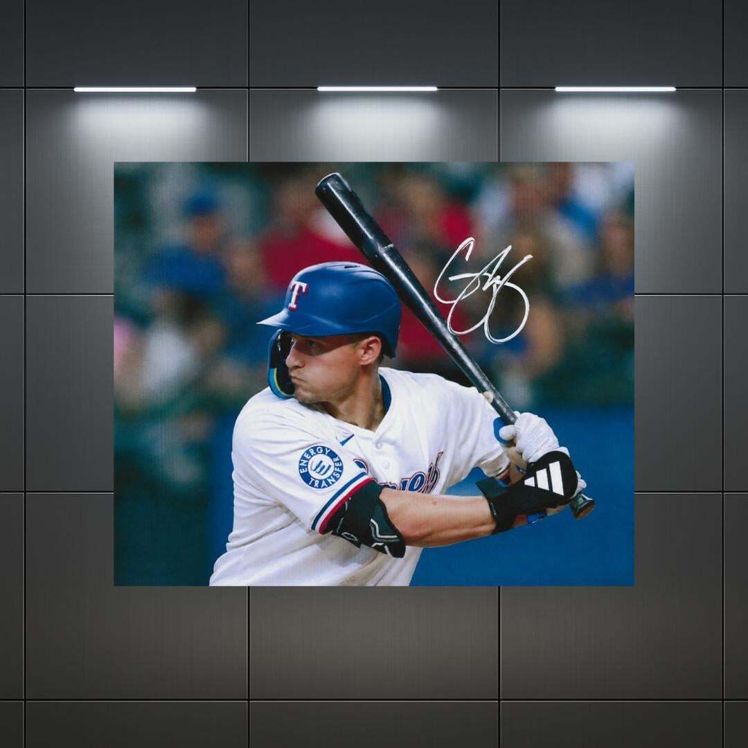 Corey Seager Texas Rangers Signed Photo Print Autograph Wall Art