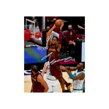 Isaac Okoro Cleveland Cavaliers printed signature-style 8x10 photo art reprint, product image 2 of 3; not hand-autographed