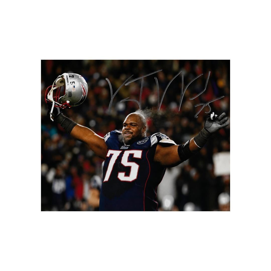 Vince Wilfork New England Patriots Signed Photo Print Autograph Wall Art