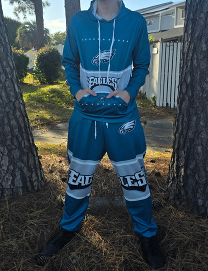 Philadelphia Eagles hoodie and sweatpants set, third product photograph