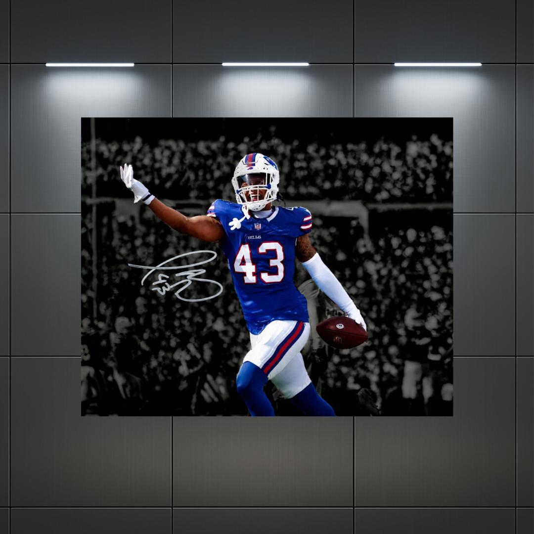 Terrel Bernard Buffalo Bills Signed Photo Print Autograph Wall Art #1