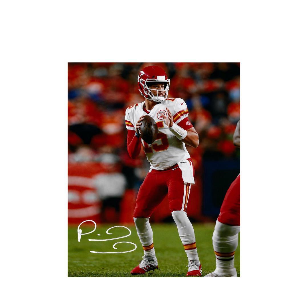 Patrick Mahomes Kansas City Chiefs Signed Photo Print Autograph Wall Art #3