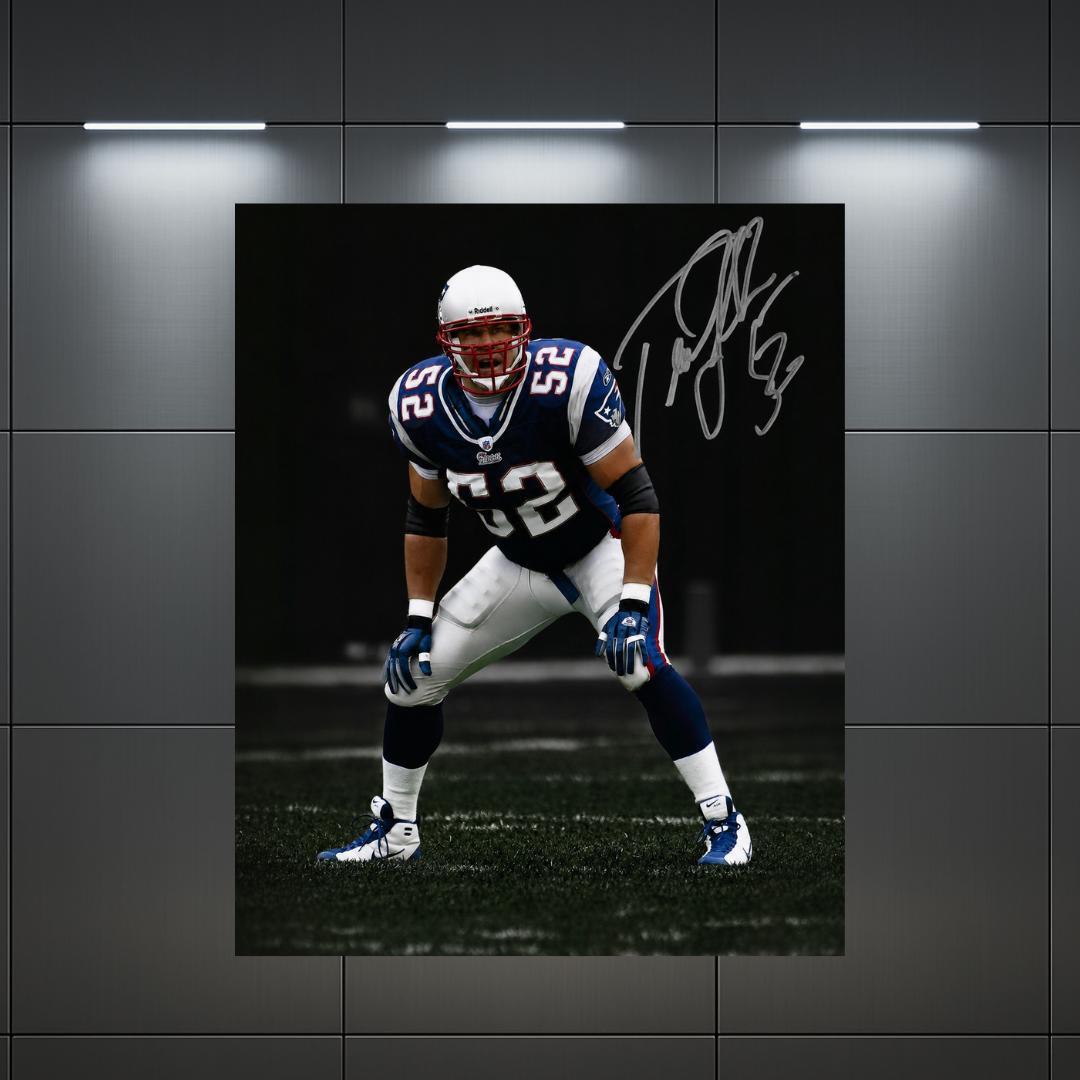 Ted Johnson New England Patriots Signed Photo Print Autograph Wall Art