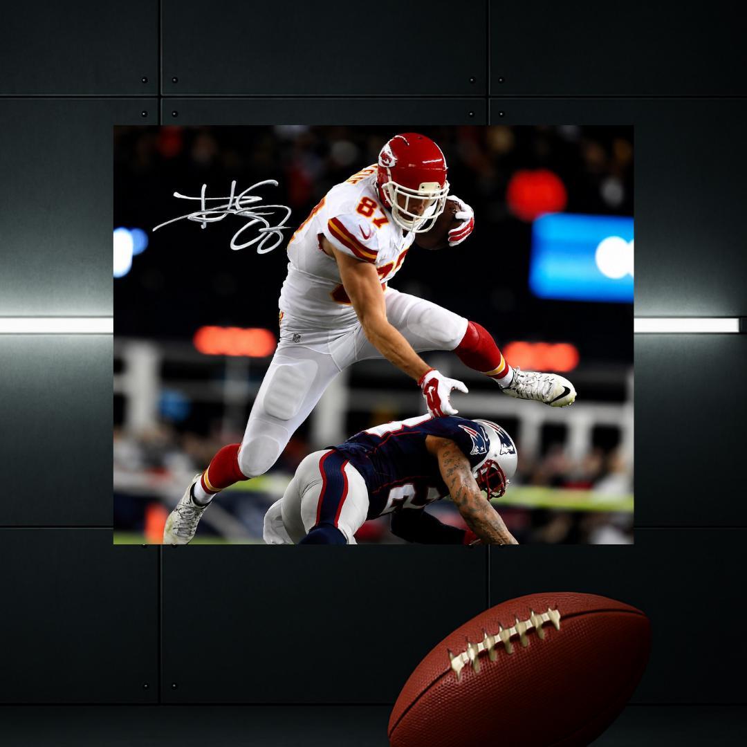 Travis Kelce Signed Photo Print Autograph Wall Art #3