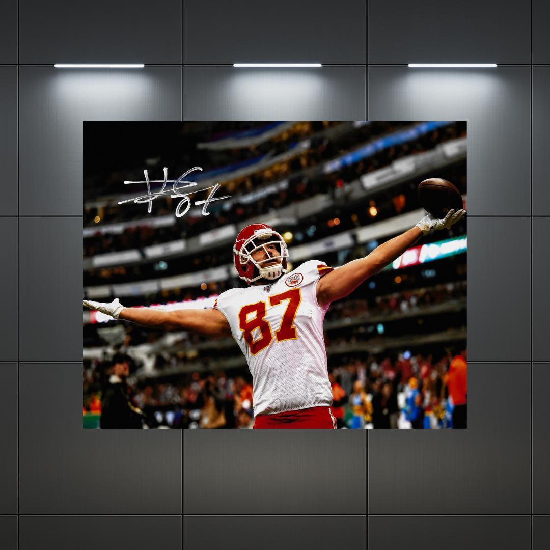 Travis Kelce Signed Photo Print Autograph Wall Art #1