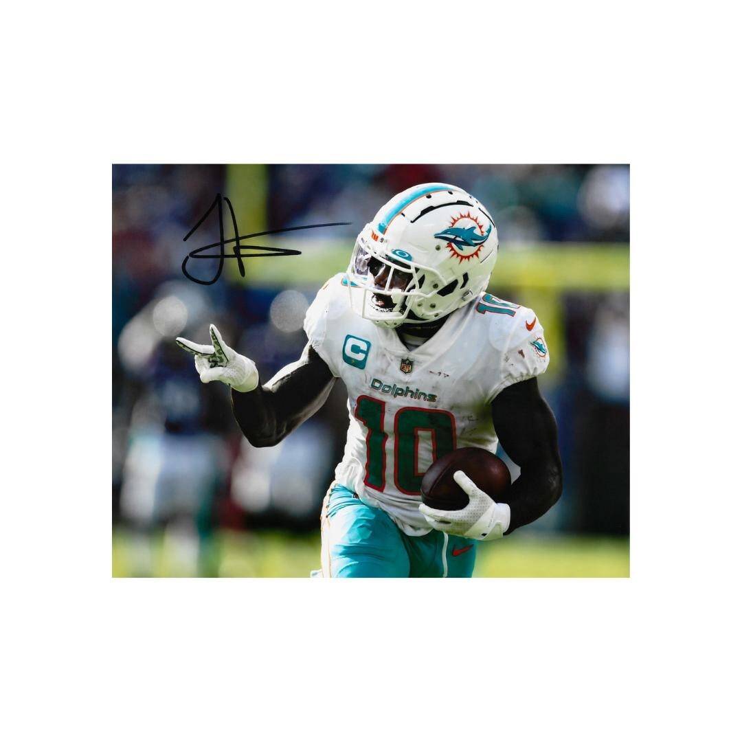 Tyreek Hill Miami Dolphins  Signed Photo Print Autograph Wall Art