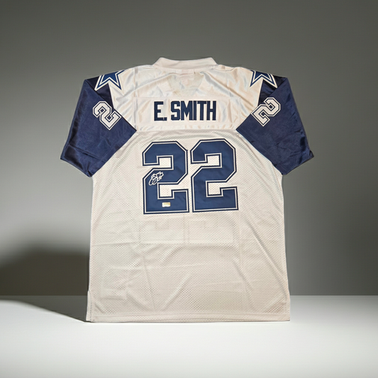 Emmitt Smith Signed Jersey #22 Dallas Cowboys W/COA (XL)