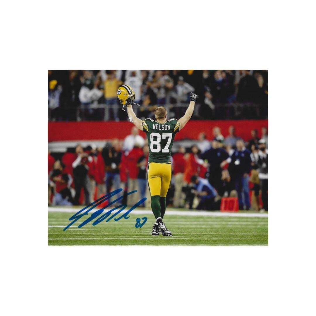 Jordy Nelson Green Bay Packers Signed Photo Print Autograph Wall Art