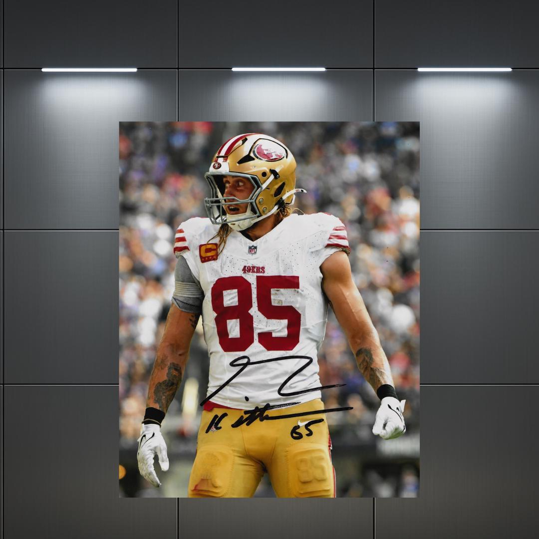 George Kittle San Francisco 49ers Signed Photo Print Autograph Wall Art