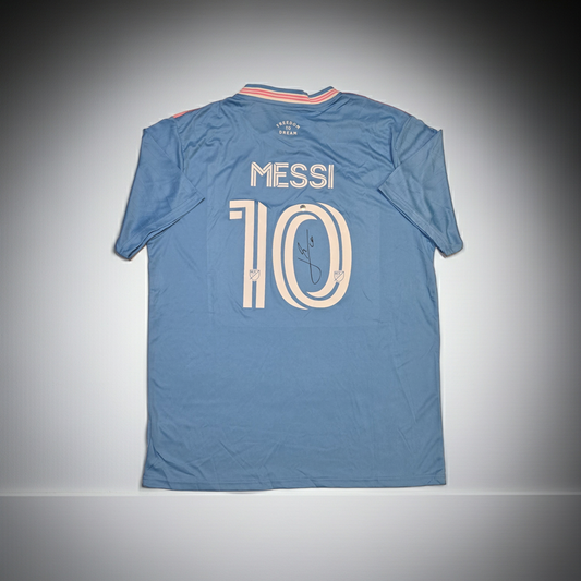 Lionel Messi Inter Miami CF Autographed Jersey w/COA (2XL)