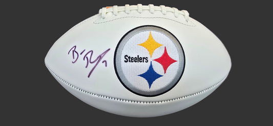 Ben Roethlisberger of the Pittsburgh Steelers autographed logo football Fanatics Hologram - Fan Freaks