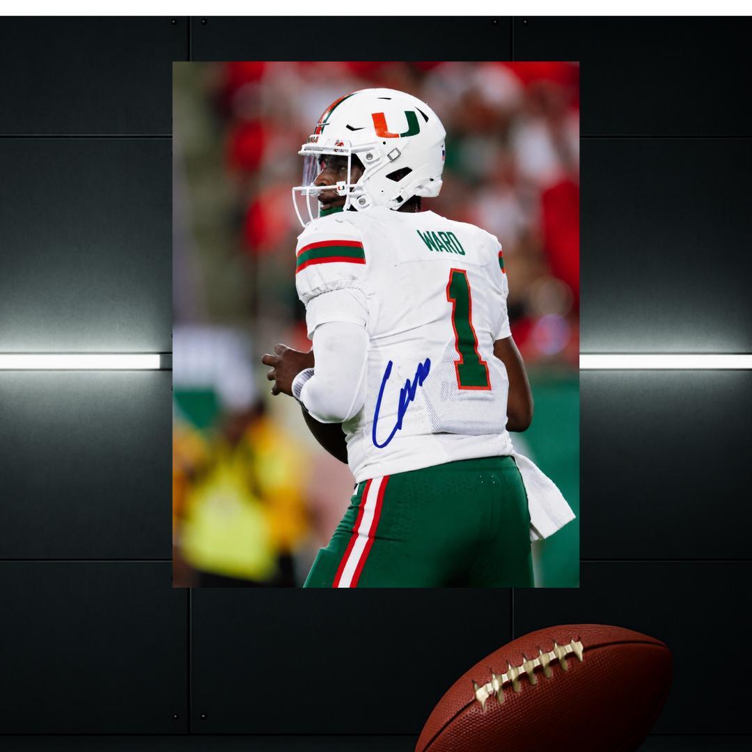 Cam Ward University of Miami Signed Photo Print Autograph Wall Art
