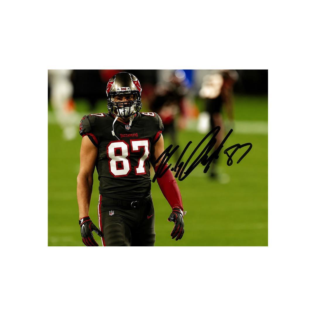 Rob Gronkowski New England Patriots Signed Photo Print Autograph Wall Art