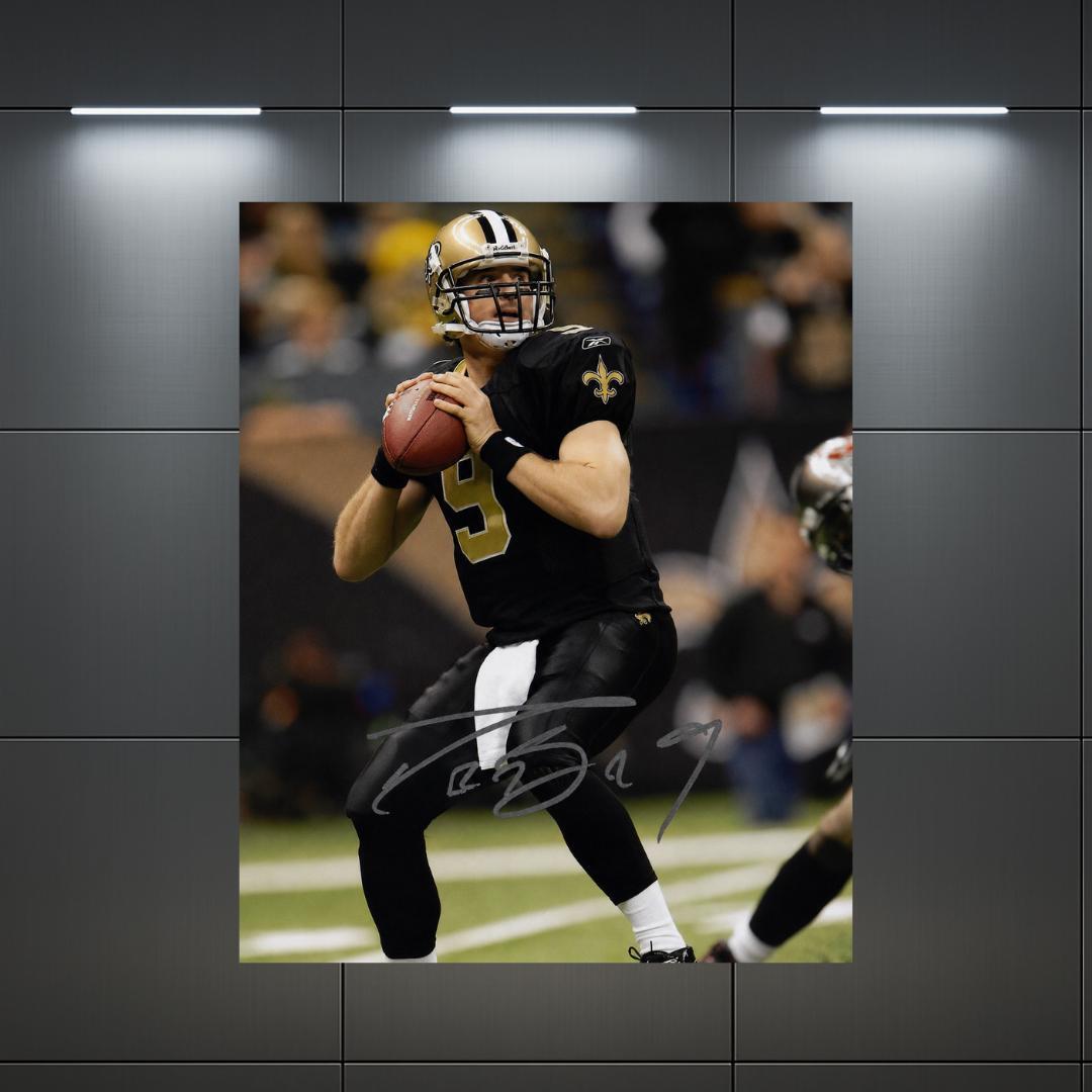 Drew Brees New Orleans Saints 2 Signed Photo Print Autograph Wall Art