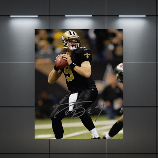 Drew Brees New Orleans Saints 2 Signed Photo Print Autograph Wall Art