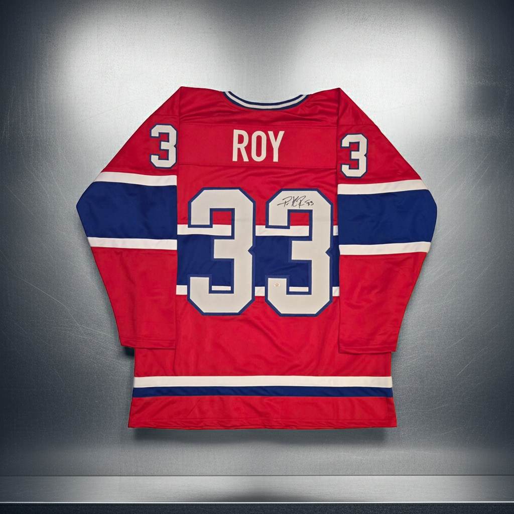 Patrick Roy of the Colorado Avalanche signed hockey jersey COA