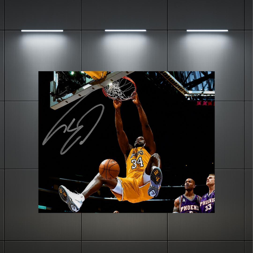 Shaquille O'Neal Los Angeles Lakers Signed 8X10 Photo Print Autograph Wall Art