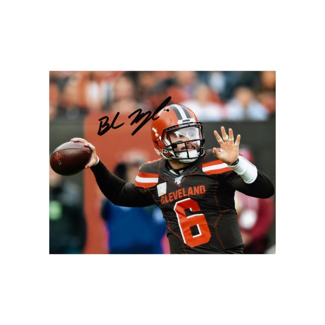 Baker Mayfield Cleveland Browns Signed Photo Print Autograph Wall Art