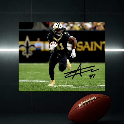Alvin Kamara New Orleans Saints printed signature-style 8x10 photo art reprint, product image 3 of 3; not hand-autographed