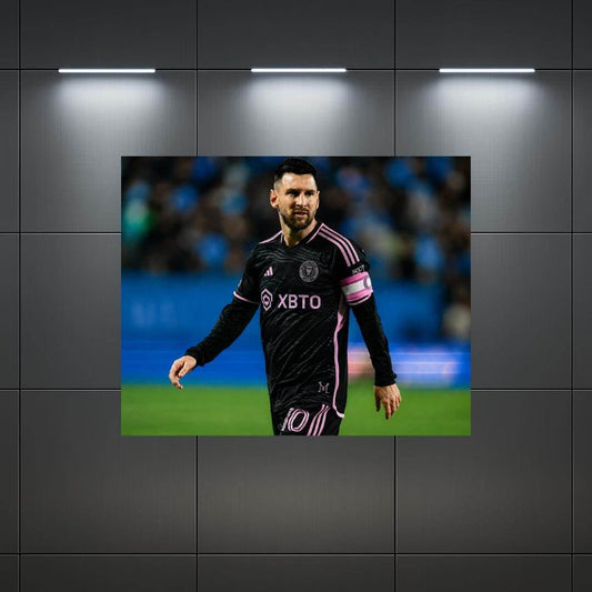 Lionel Messi 3 Signed Photo Print Autograph Wall Art