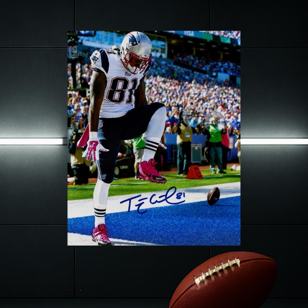 Tim Wright New England Patriots Signed Photo Print Autograph Wall Art