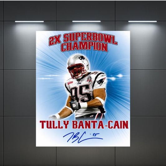 Tully Banta-Cain New England Patriots Signed Photo Reprint – 8x10 Art Print
