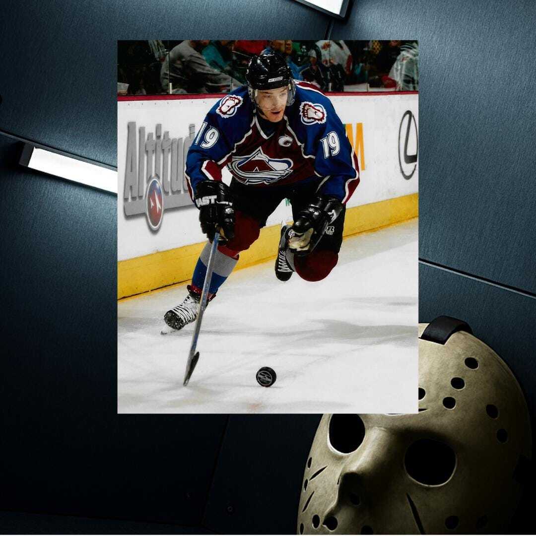 Joe Sakic Colorado Avalanche Signed Photo Reprint – 8x10 Art Print