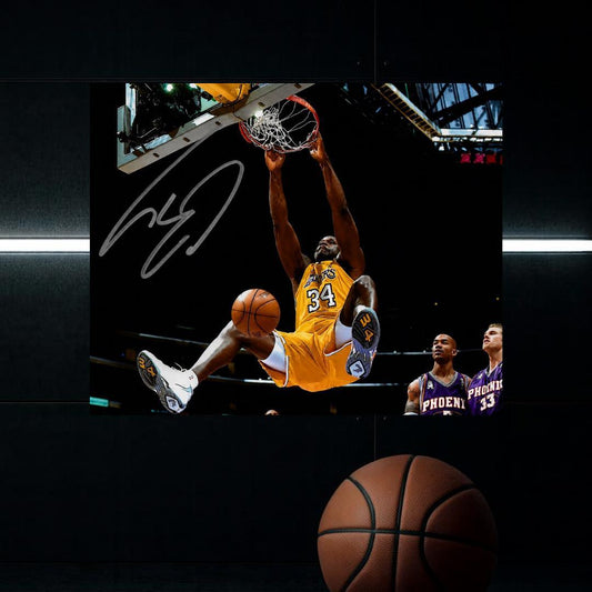 Shaquille O'Neal Los Angeles Lakers Signed 8X10 Photo Print Autograph Wall Art
