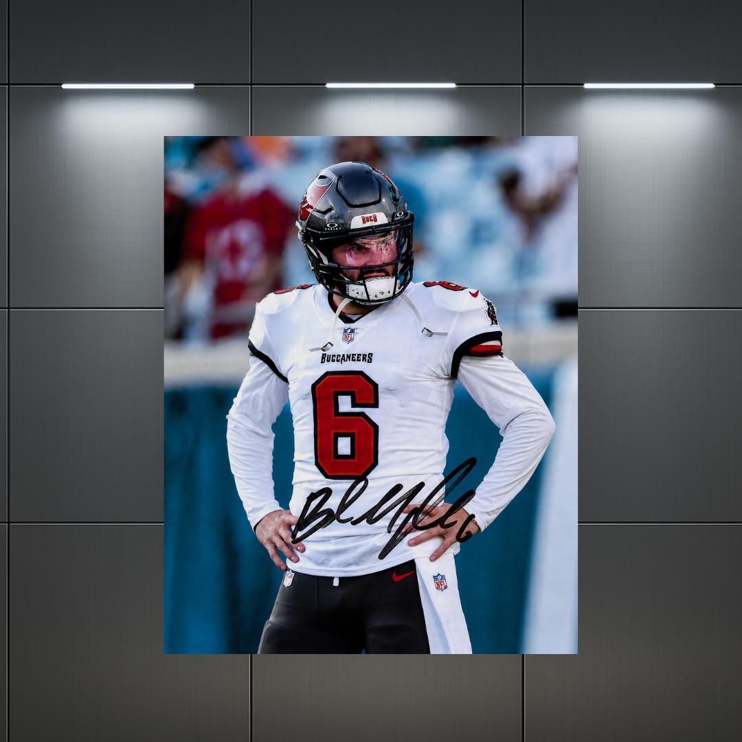 Baker Mayfield Tampa Bay Buccaneers Signed Photo Print Autograph Wall Art