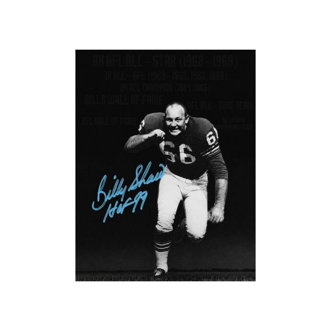 Billy Shaw Signed Photo Print Autograph Wall Art