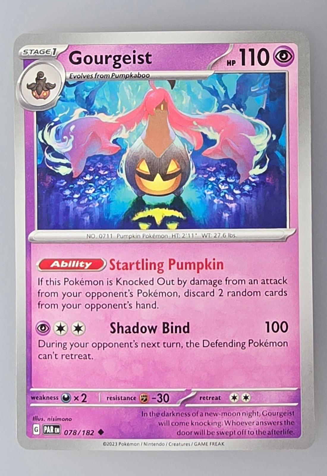 Gourgeist Pokémon Scarlet & Violet Paradox Rift expansion