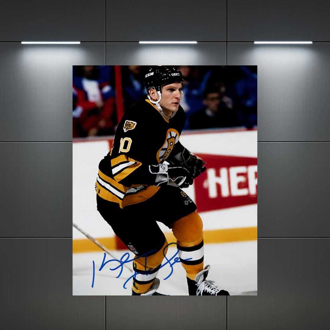 Ken Hodge Jr Boston Bruins Signed Photo Reprint – 8x10 Art Print