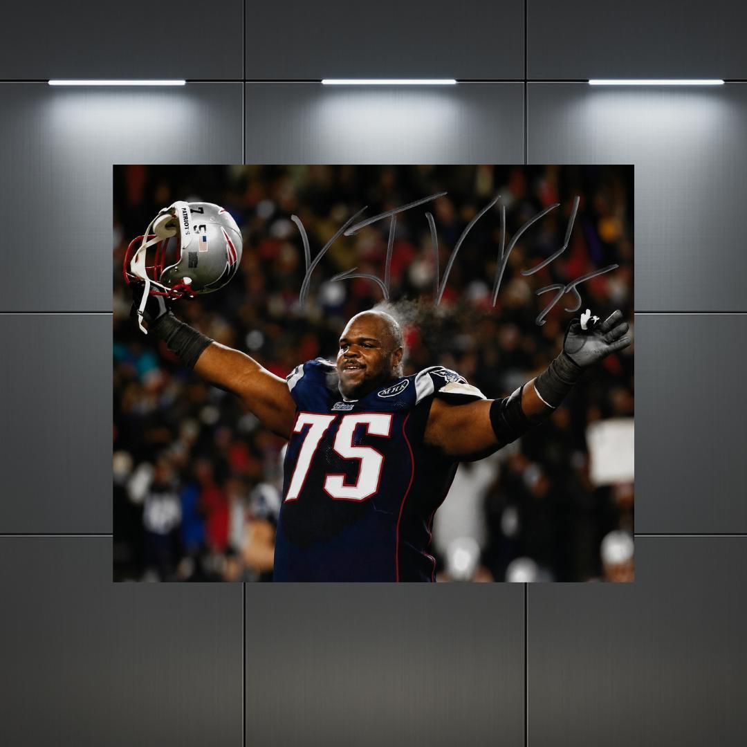 Vince Wilfork New England Patriots Signed Photo Print Autograph Wall Art