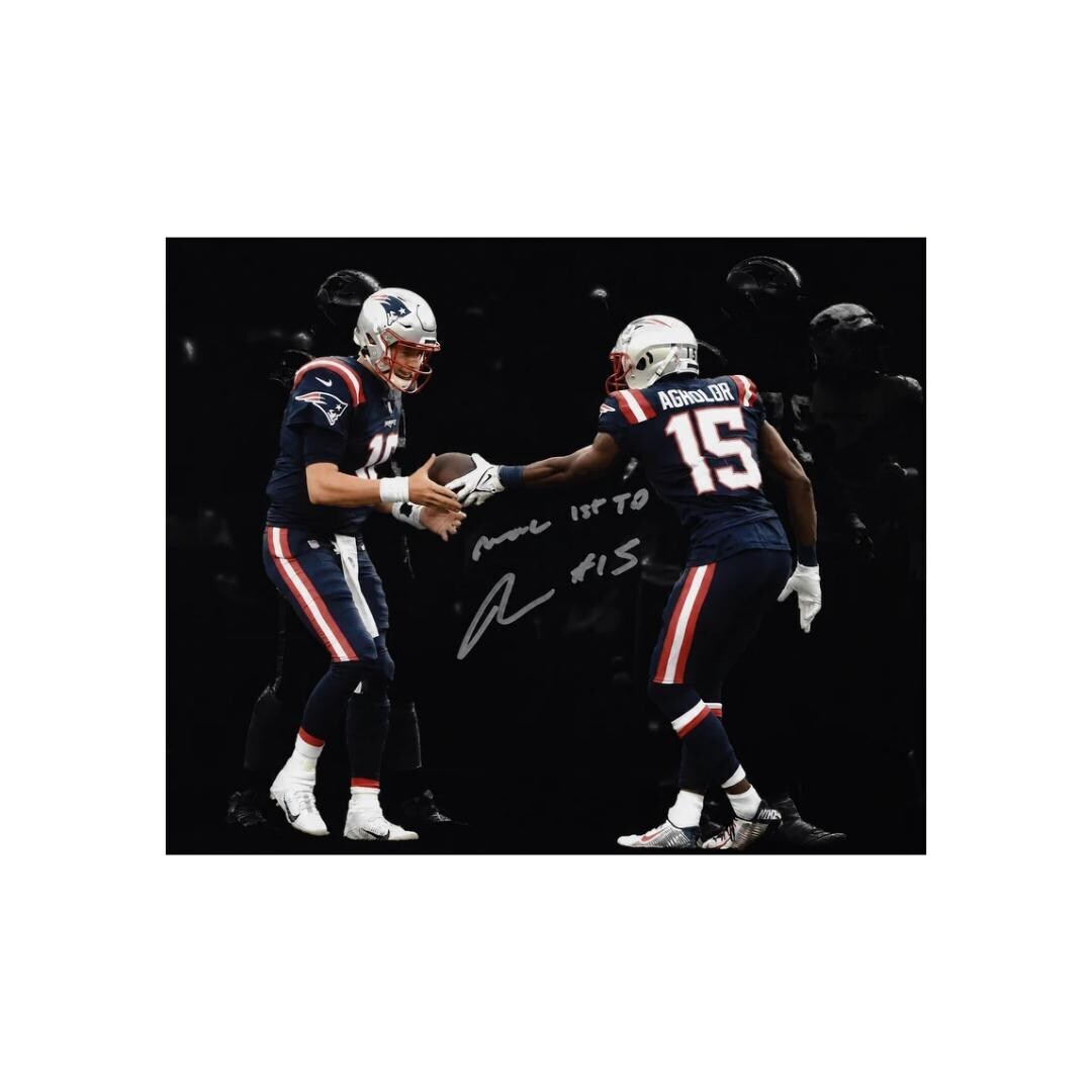 Nelson Agholor New England Patriots Signed Photo Print Autograph Wall Art