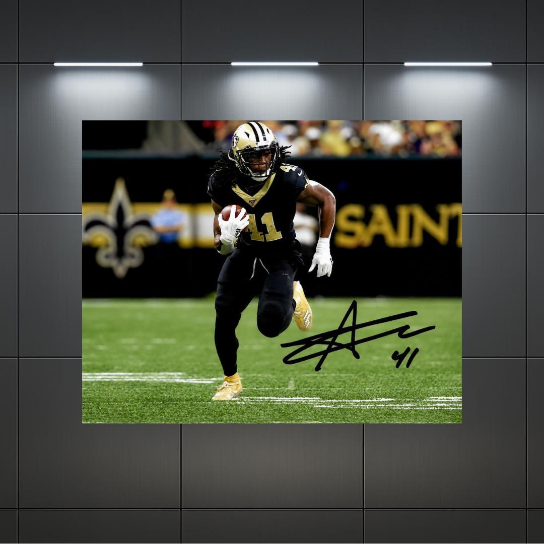 Alvin Kamara New Orleans Saints Signed Photo Print Autograph Wall Art