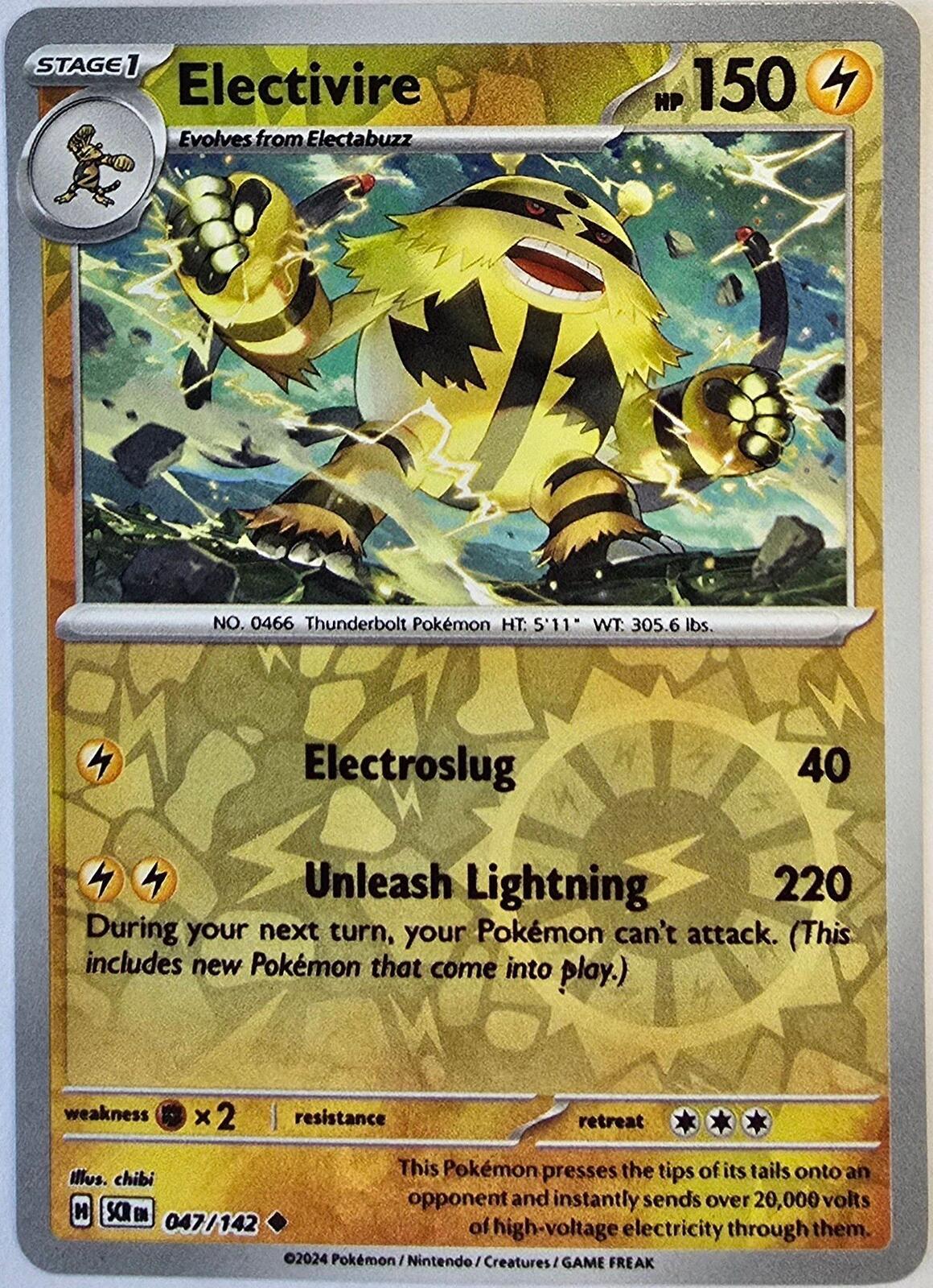 Electivire (number 047/142) from the Stellar Crown
