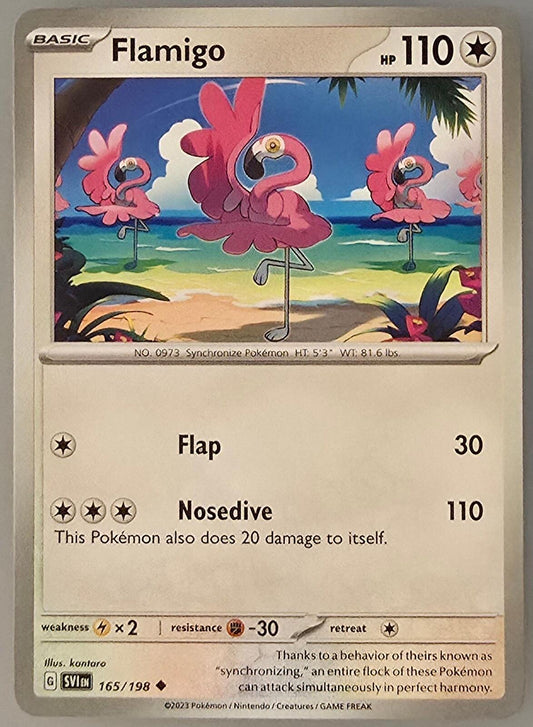 Flamigo (165/198) from the Scarlet & Violet