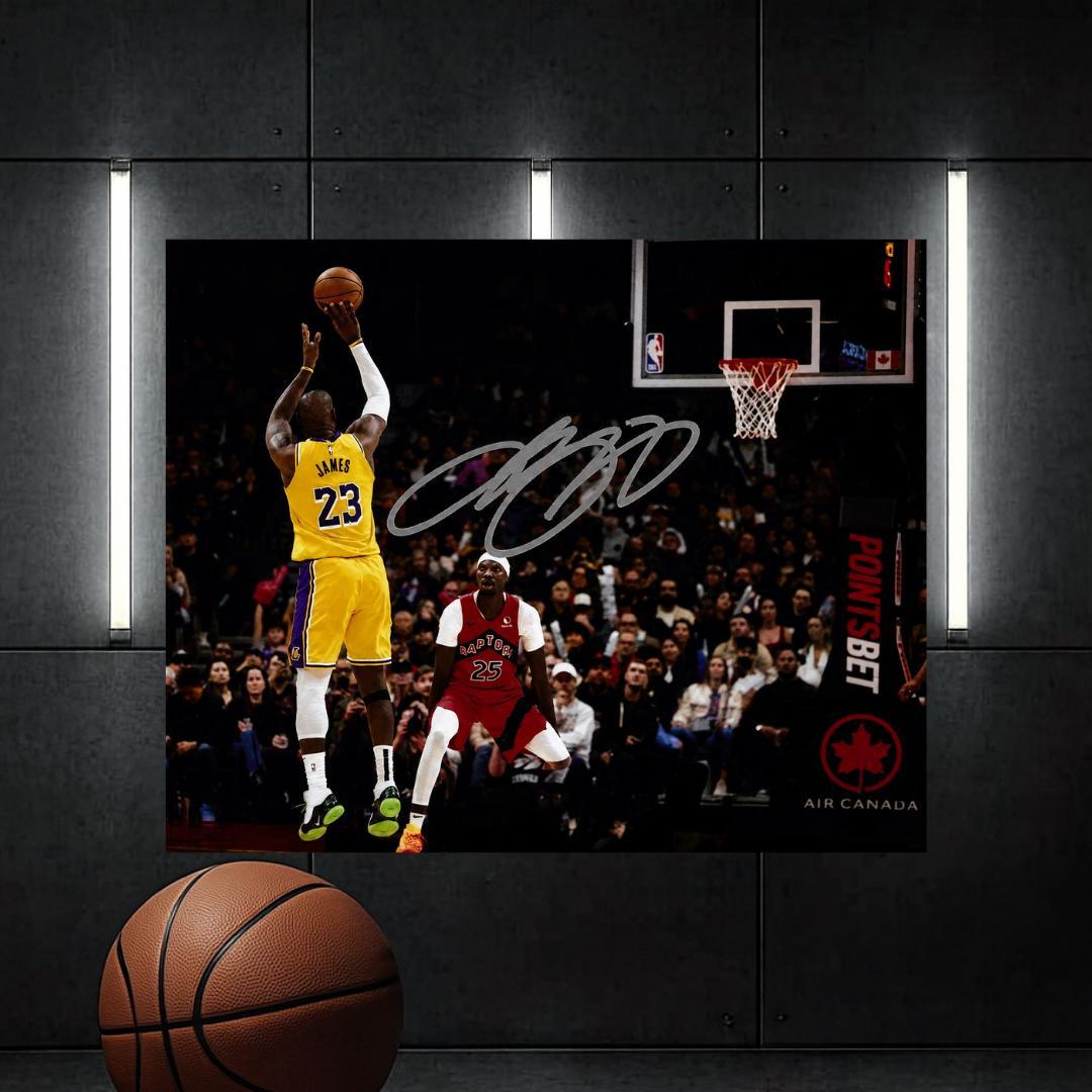 LeBron James Los Angeles Lakers Signed 8X10 Photo Print Autograph Wall Art
