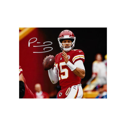 Patrick Mahomes Kansas City Chiefs printed signature-style 8x10 photo art reprint design 4, product image 2 of 3; not hand-autographed