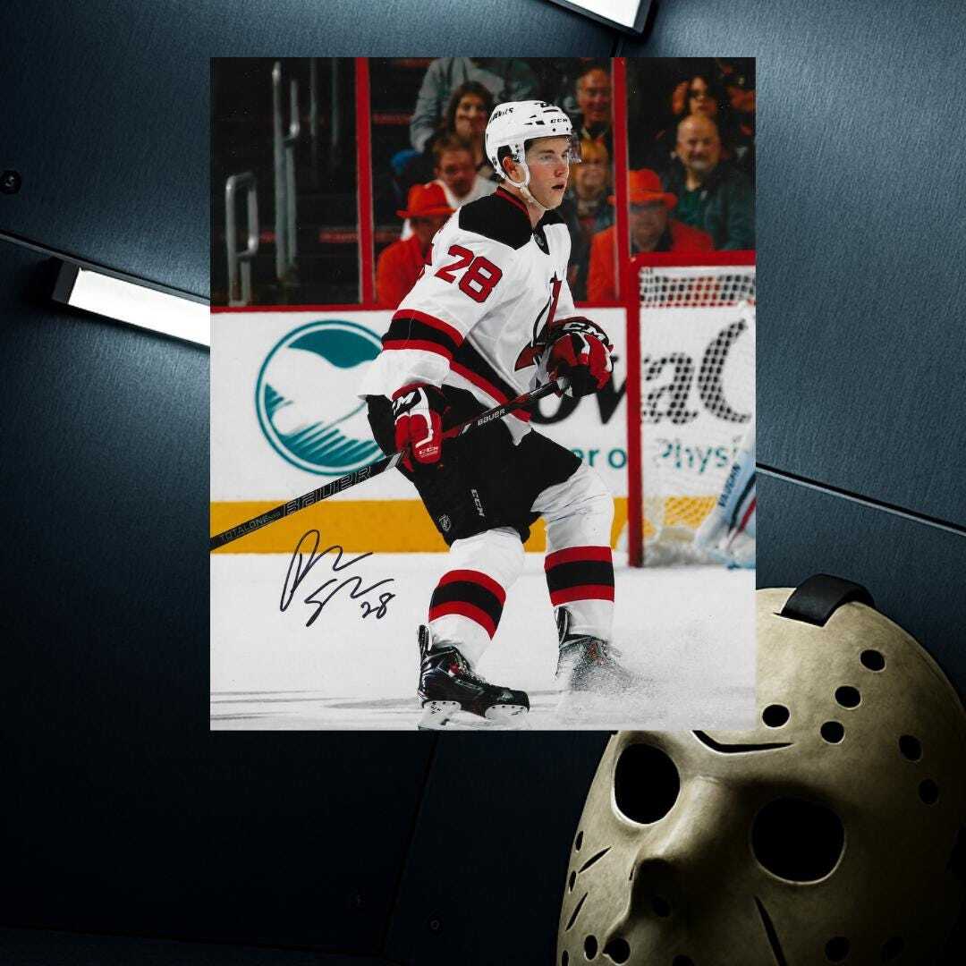 Damon Severson New Jersey Devils Signed Photo Reprint – 8x10 Art Print