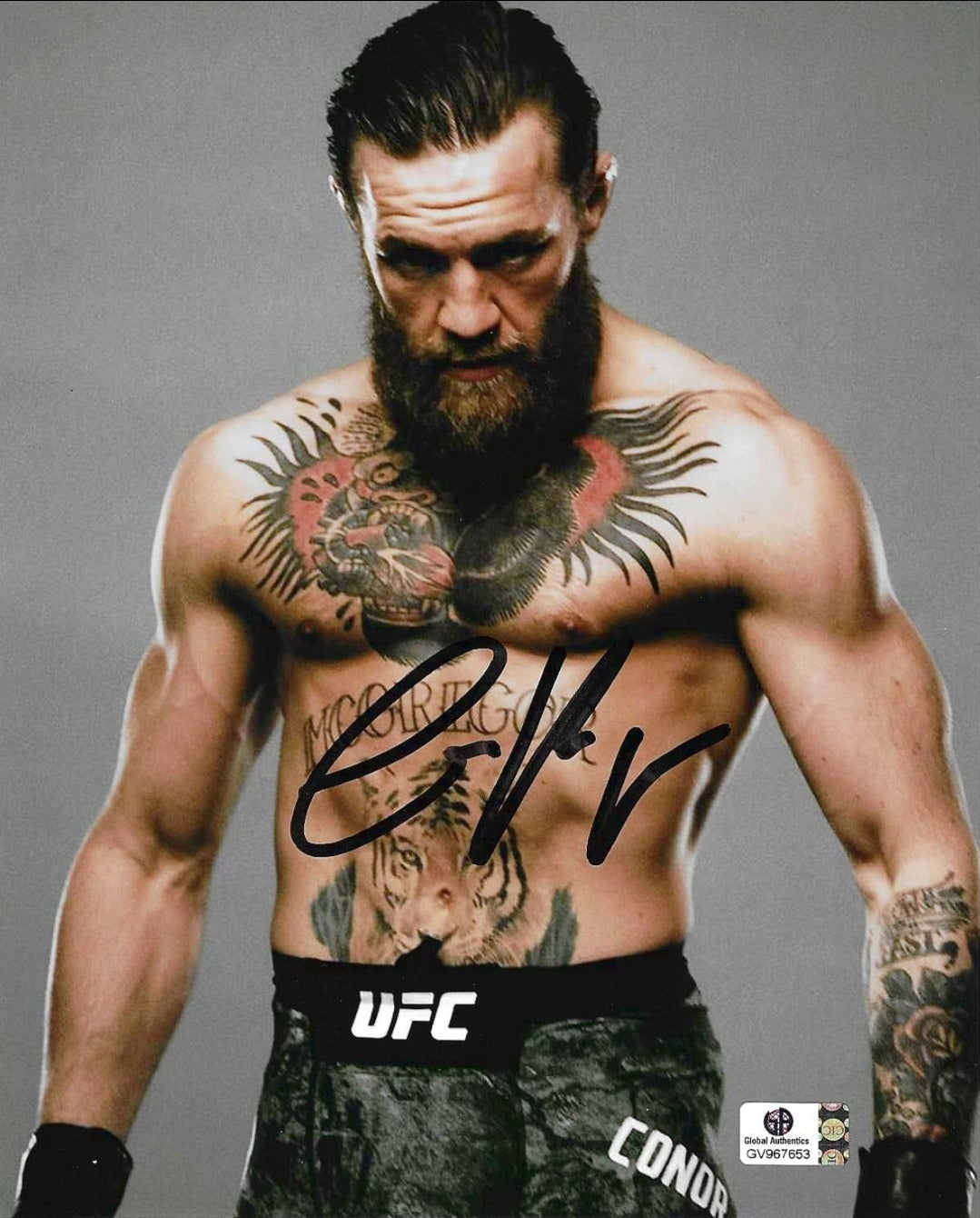 Conor McGregor UFC Autographed 8x10 Photo coa - Fan Freaks