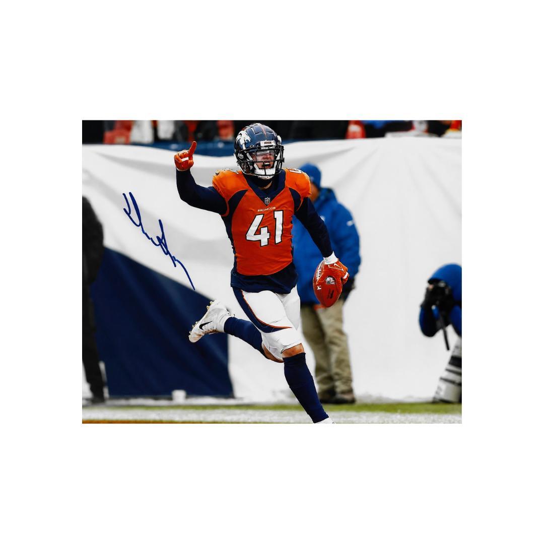 Drew Sanders Denver Broncos  Signed Photo Print Autograph Wall Art