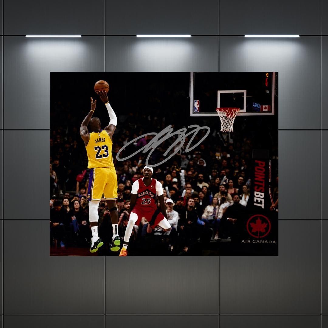 LeBron James Los Angeles Lakers Signed 8X10 Photo Print Autograph Wall Art